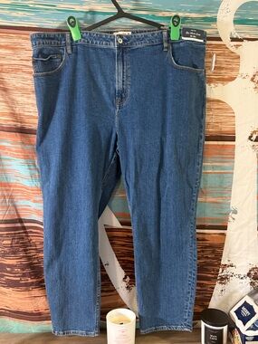 Abercrombie & Fitch Mom Jeans - Blue Denim